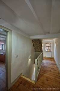 Walking through the corridor of the first floor feels a little like on a boat due to the uneven floor.