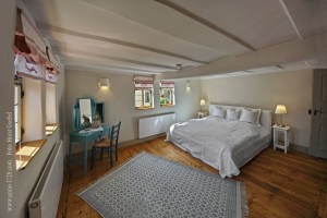 Beware of the low ceiling in the master bedroom.